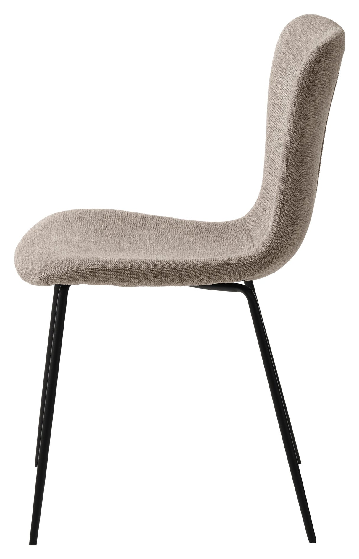 Delta, dining chair - sand/black