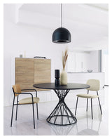 Niut Dining Table Ø120, Black