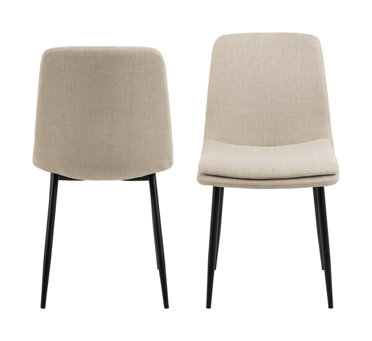 Becca Dining chair, beige fabric