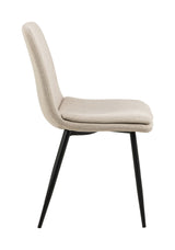 Becca Dining chair, beige fabric