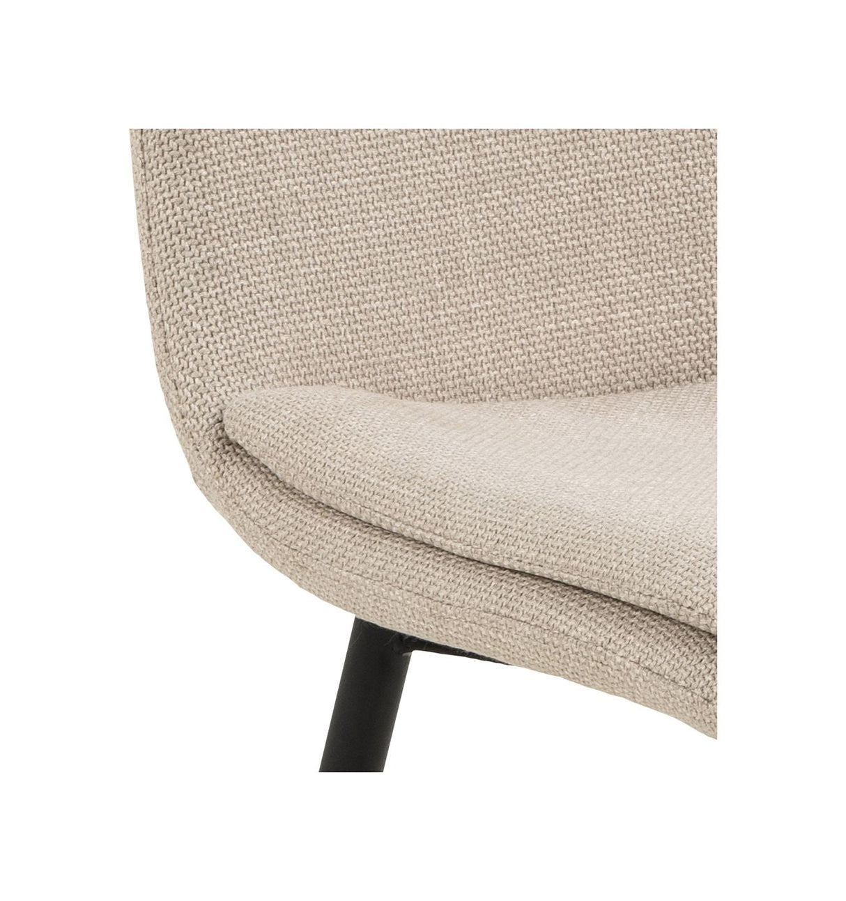 Becca Dining chair, beige fabric