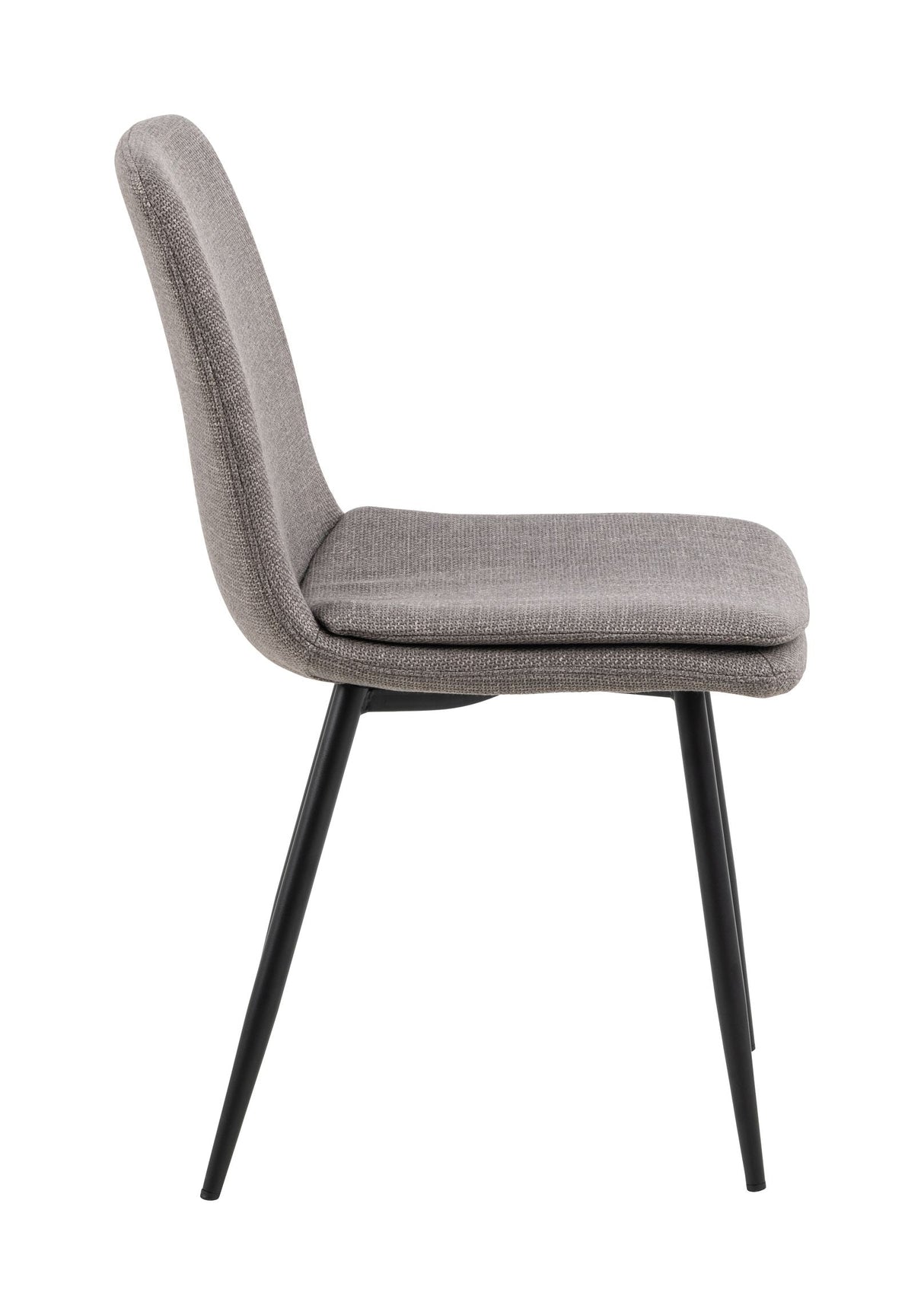 Becca Dining chair, light gray fabric