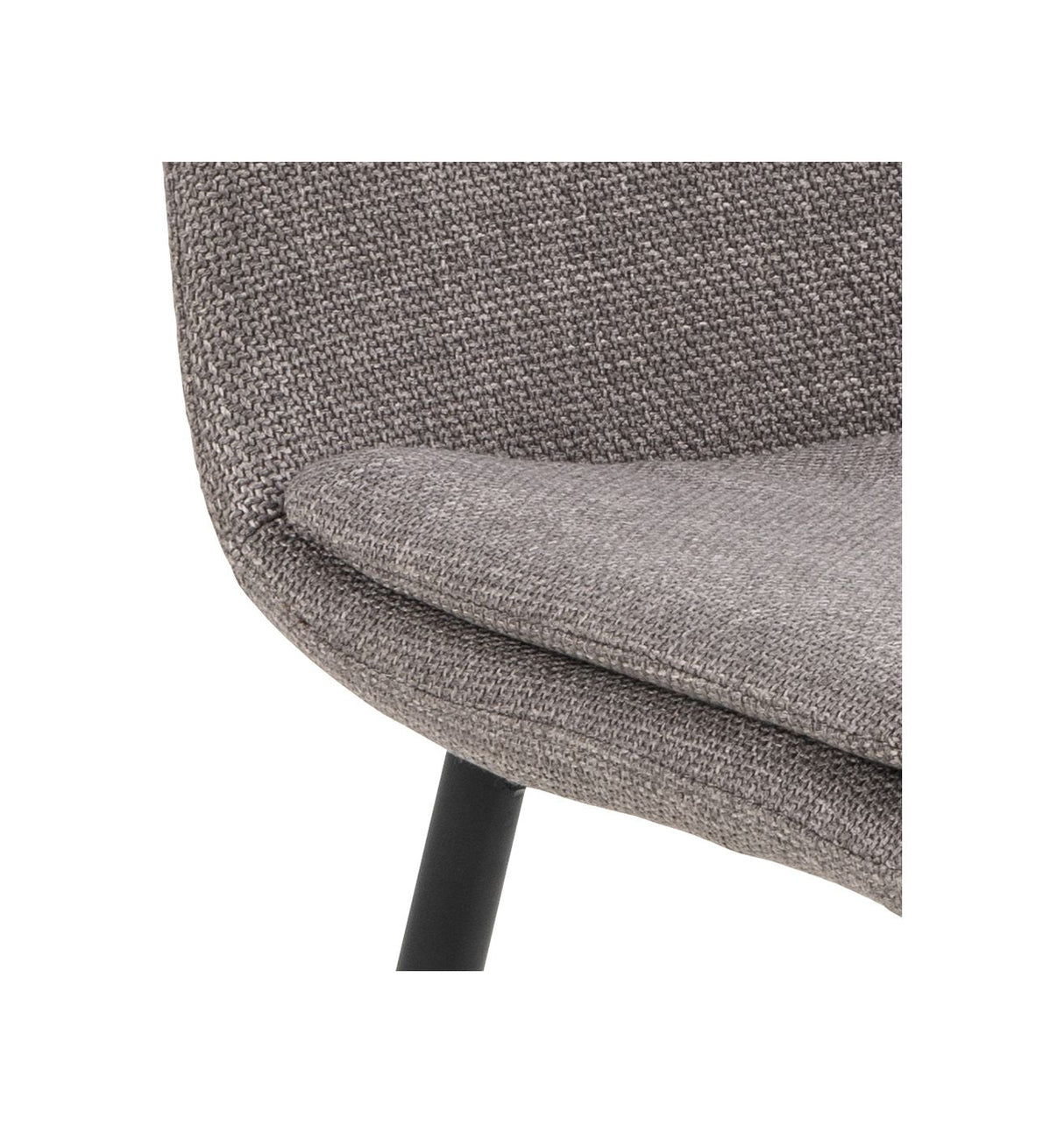 Becca Dining chair, light gray fabric