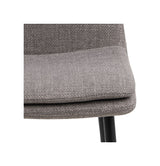 Becca Dining chair, light gray fabric