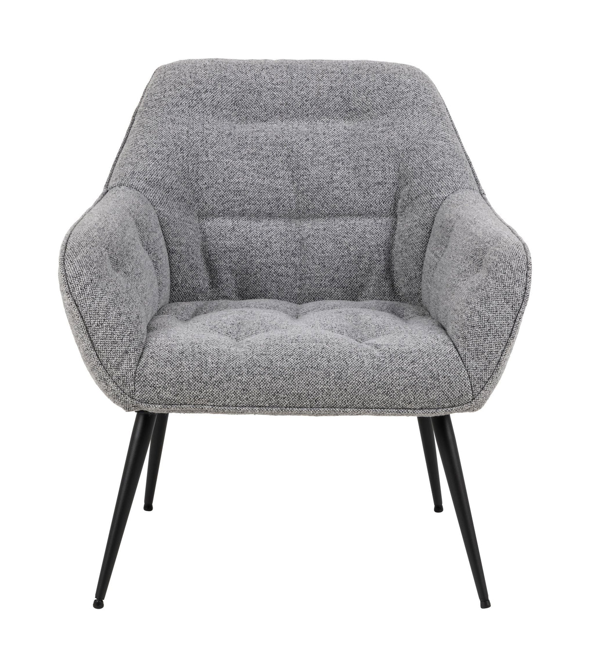 Brooke armchair, gray fabric