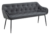 Brooke Sofa bench, Dark Gray