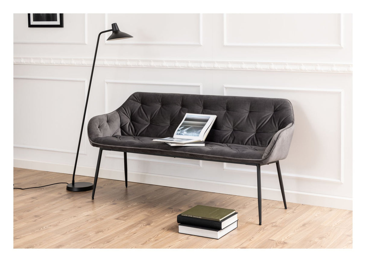 Brooke Sofa bench, Dark Gray