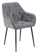 Brooke Dining chair with armrests, Anthracite