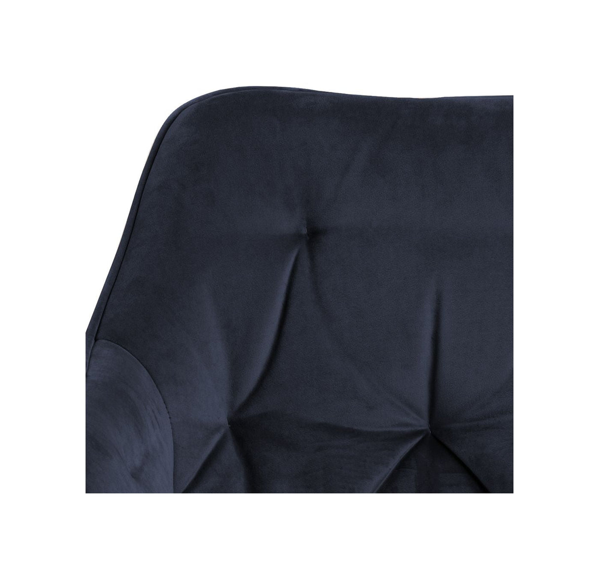 Brooke Dining chair with armrests, Blue Velvet