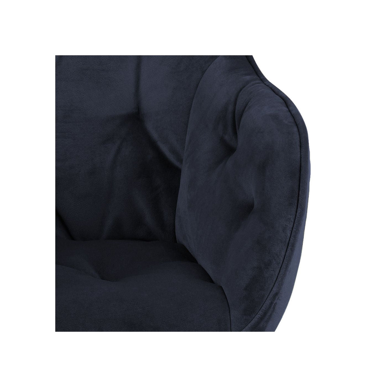 Brooke Dining chair with armrests, Blue Velvet