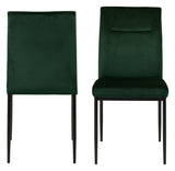 Demi Dining Chair, Dark Green