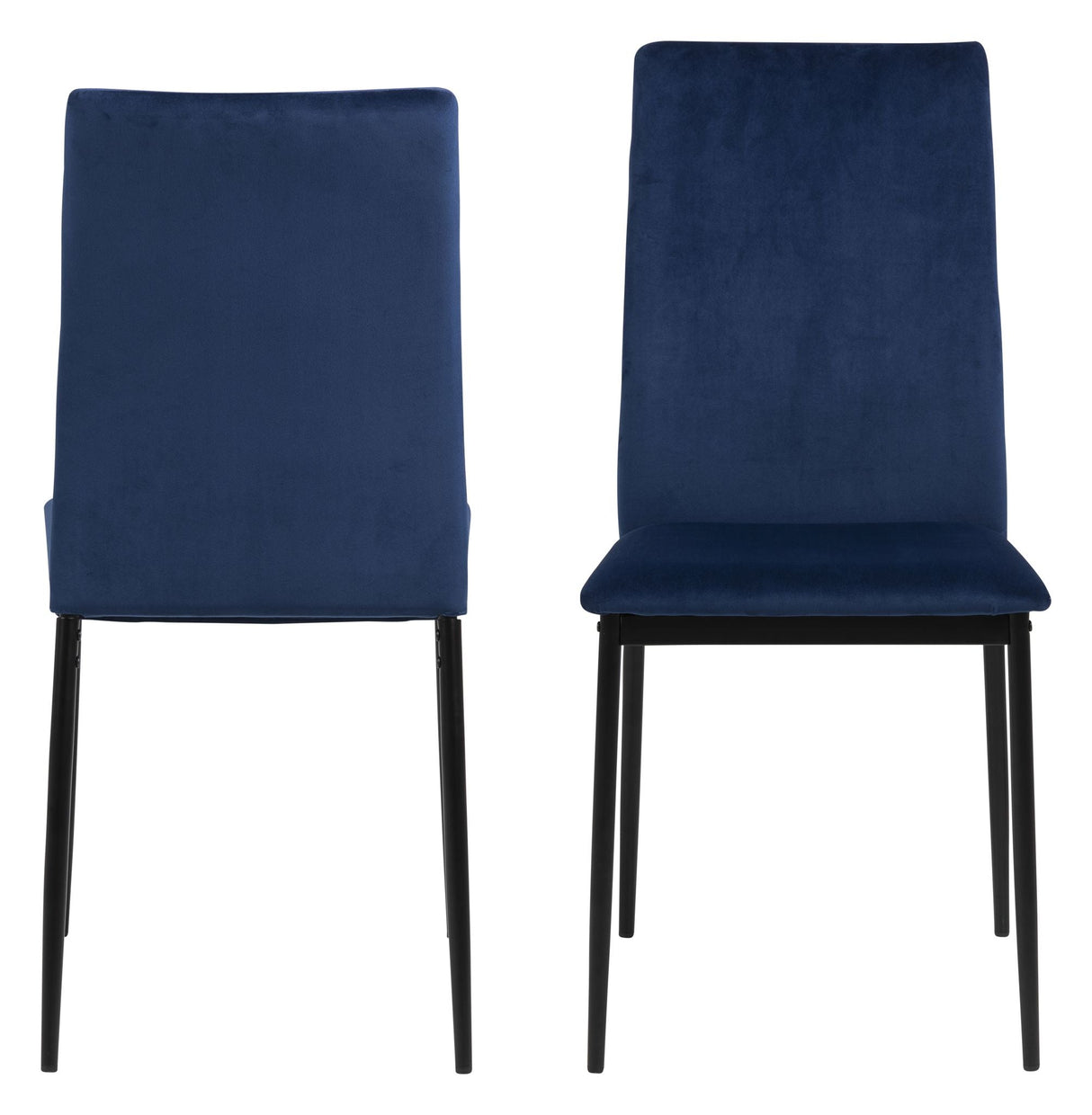 Demina Dining Chair, Dark Blue