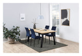 Demina Dining Chair, Dark Blue