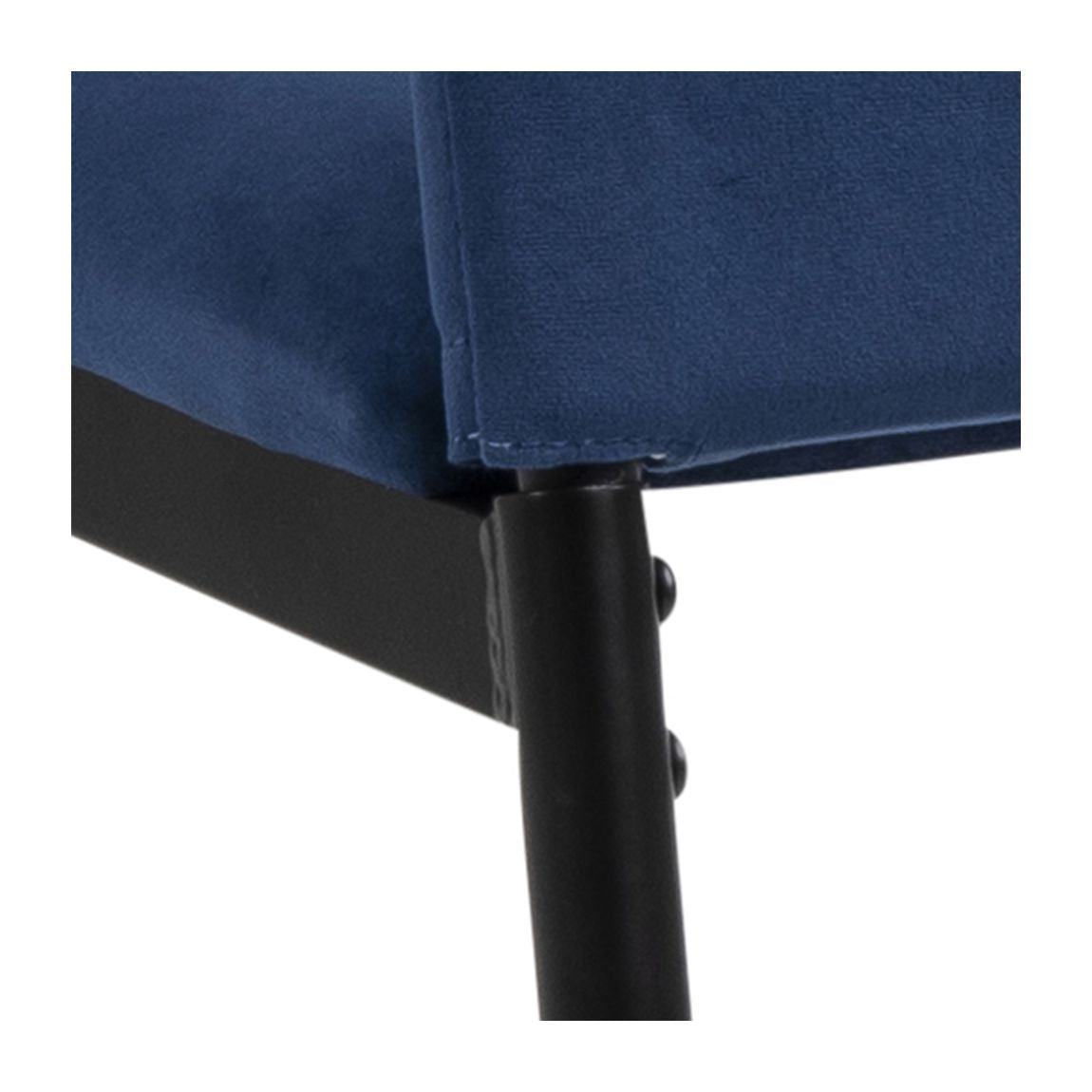 Demina Dining Chair, Dark Blue