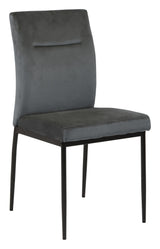 Demina Dining Chair, Dark Gray