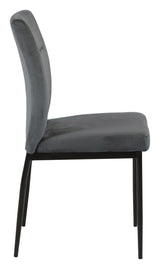 Demina Dining Chair, Dark Gray