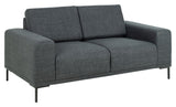 Emerson Sofa Gray, 2-seater sofa