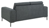 Emerson Sofa Gray, 2-seater sofa