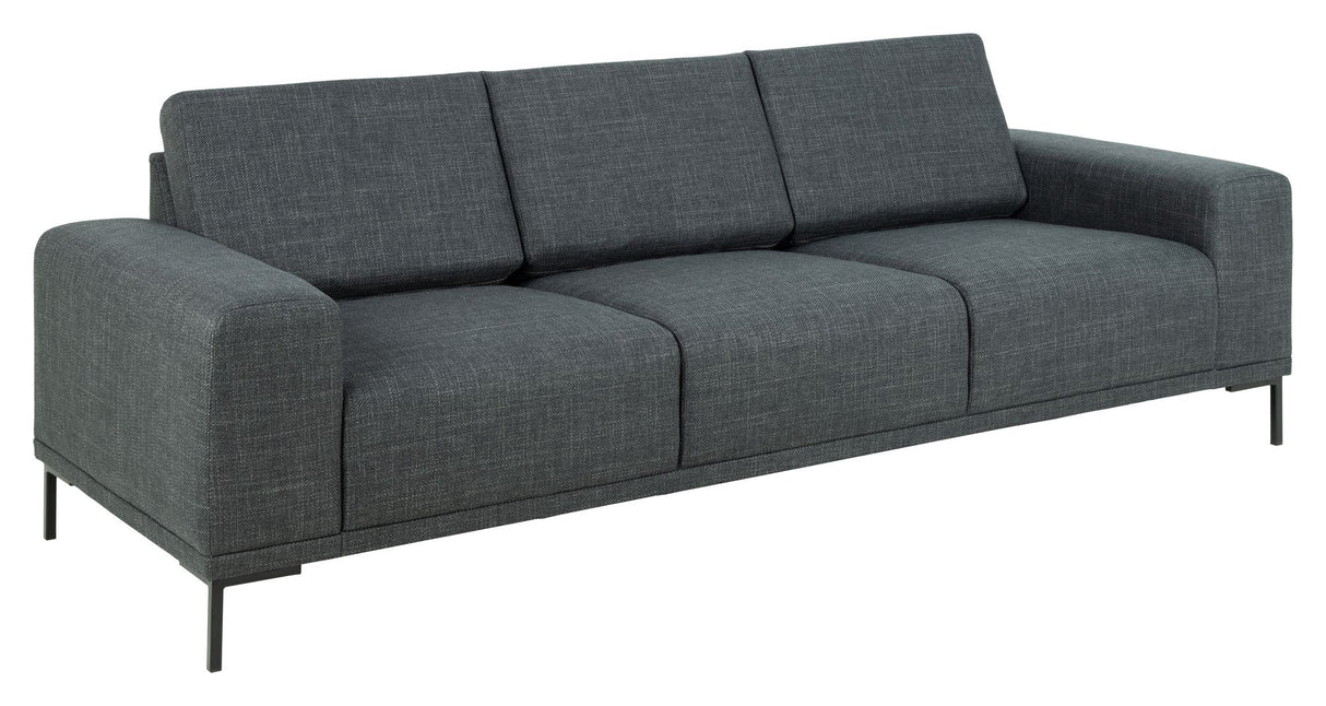 Emerson Sofa Gray, 3-seater sofa