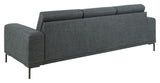 Emerson Sofa Gray, 3-seater sofa