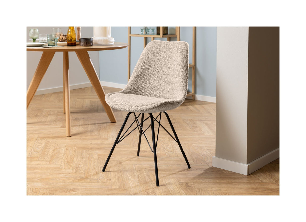 Eris Dining chair, Beige fabric