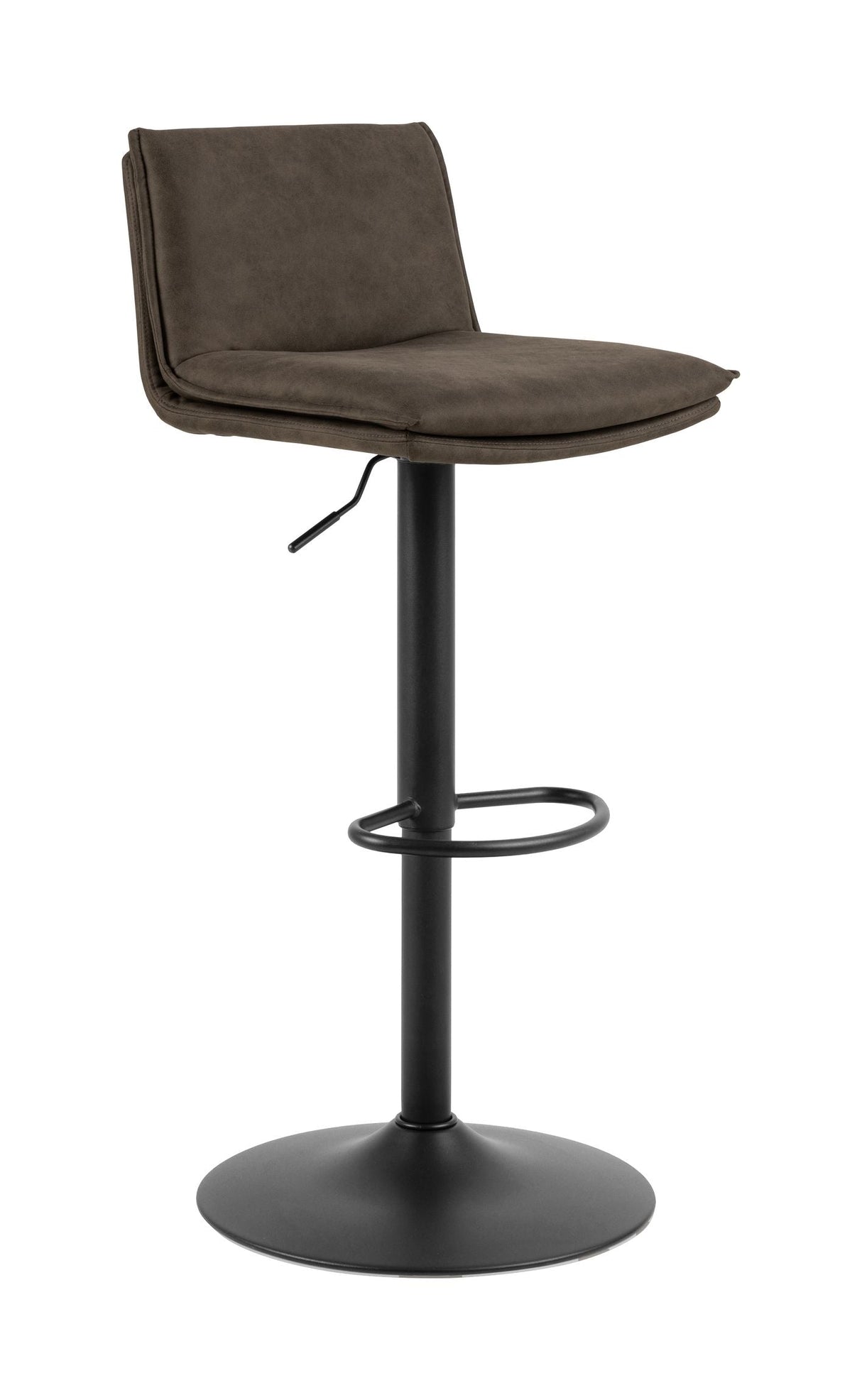 Flynn Bar chair w. gas lift, turn, Anthracite fabric