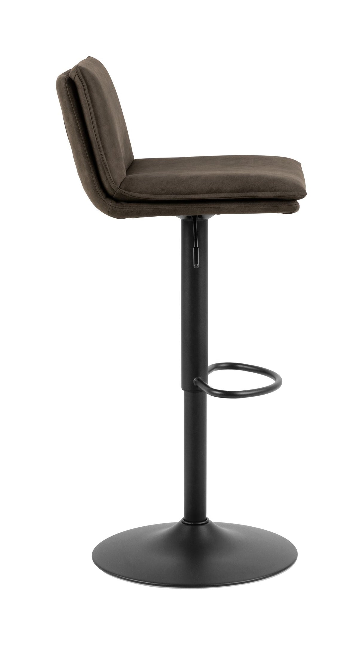 Flynn Bar chair w. gas lift, turn, Anthracite fabric