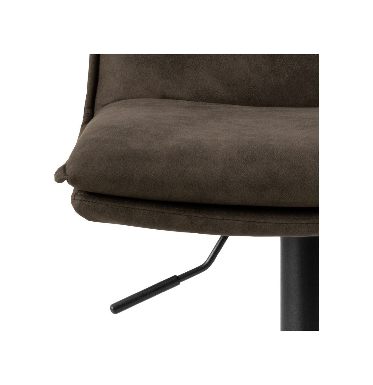 Flynn Bar chair w. gas lift, turn, Anthracite fabric