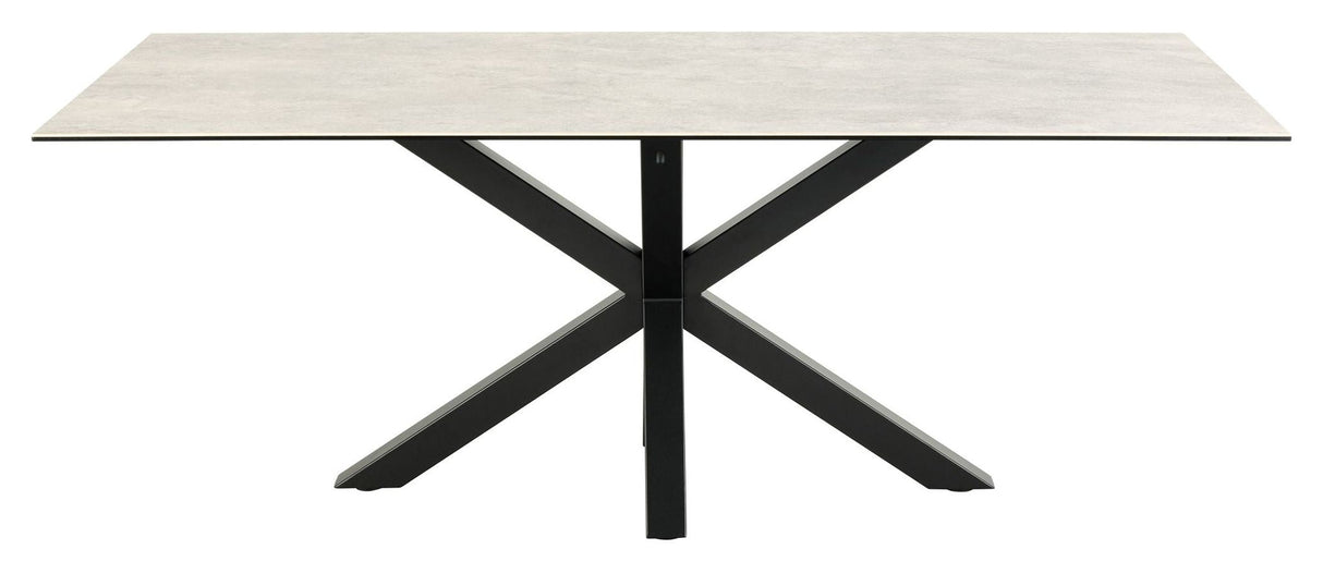 Heaven Dining table, Gray ceramic, 100x200