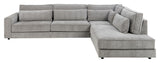 Kingsport Corner sofa open than right, Gray