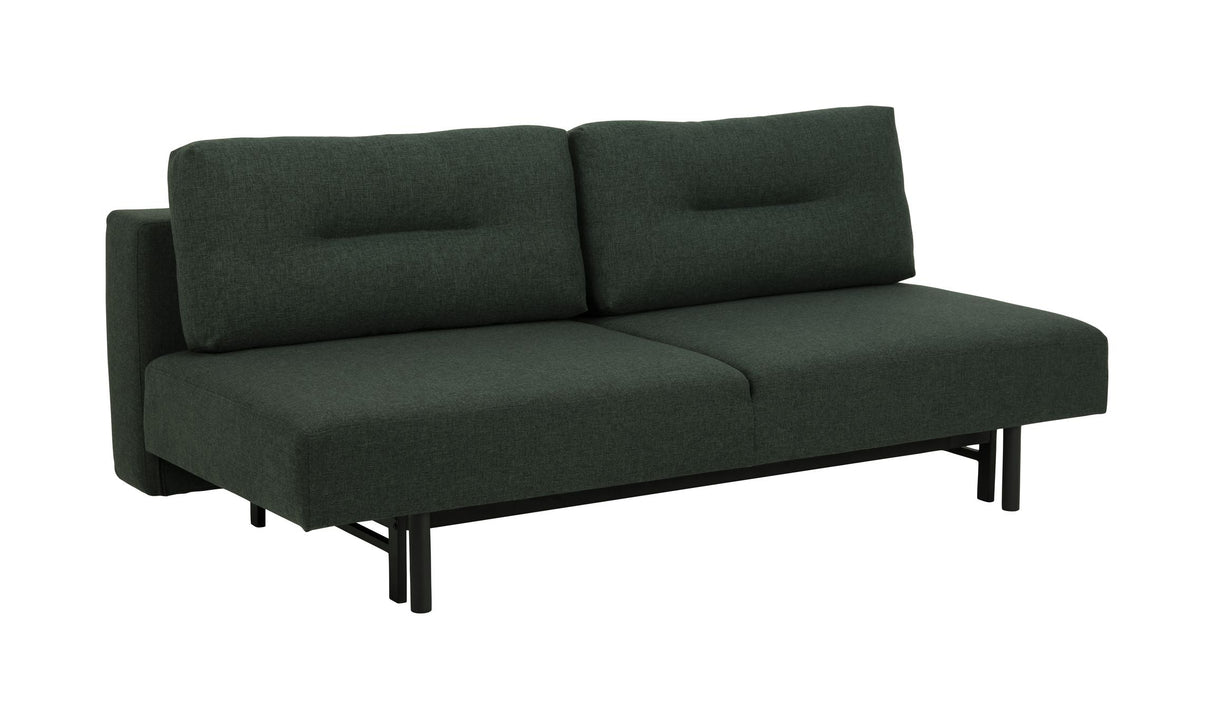 Malling Sofa bed with back cushions 200x105, Green fabric