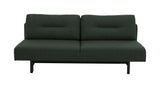 Malling Sofa bed with back cushions 200x105, Green fabric