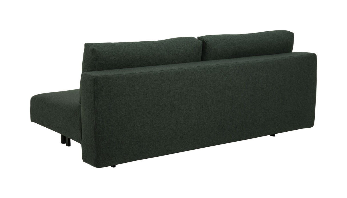 Malling Sofa bed with back cushions 200x105, Green fabric