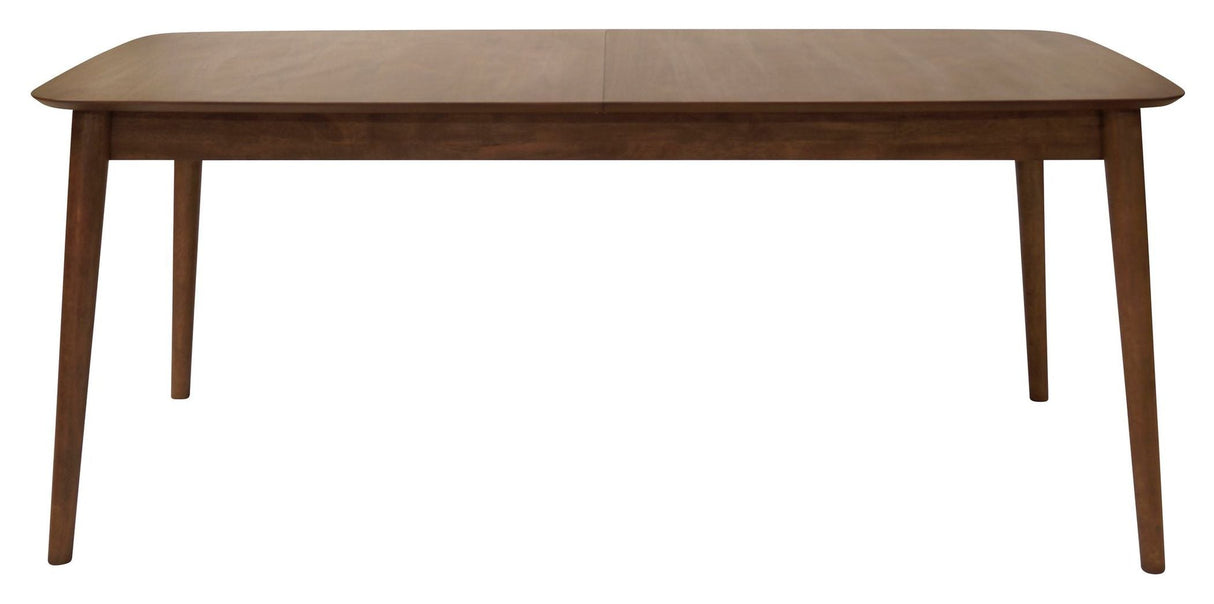 Montreux Dining table with bow tie pull-out, Nature MDF, 180/219x90