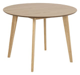 Roxby Dining table, MDF with lacquered veneer, Ø105x76