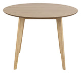 Roxby Dining table, MDF with lacquered veneer, Ø105x76