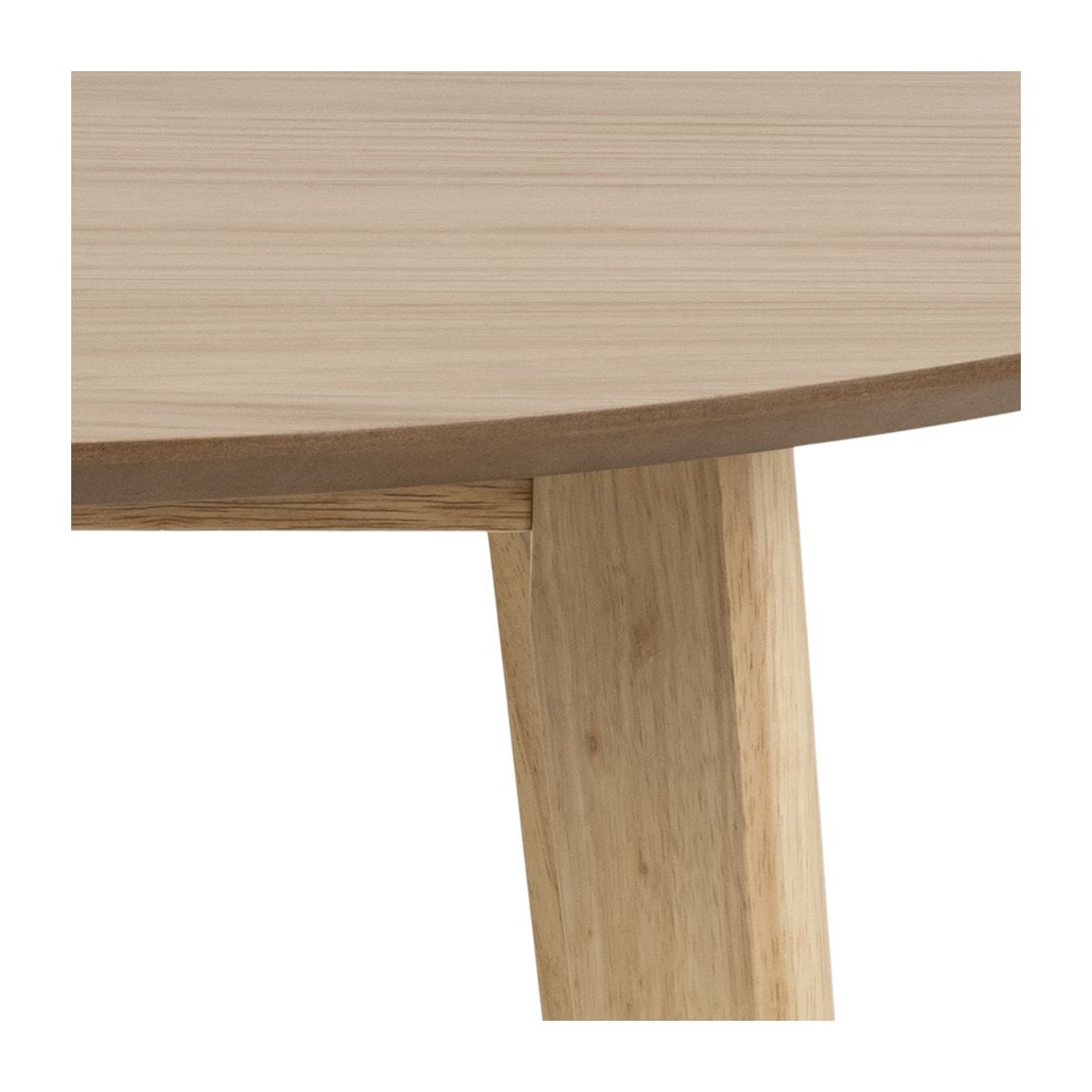 Roxby Dining table, MDF with lacquered veneer, Ø105x76