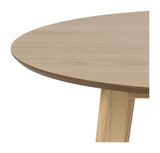 Roxby Dining table, MDF with lacquered veneer, Ø105x76