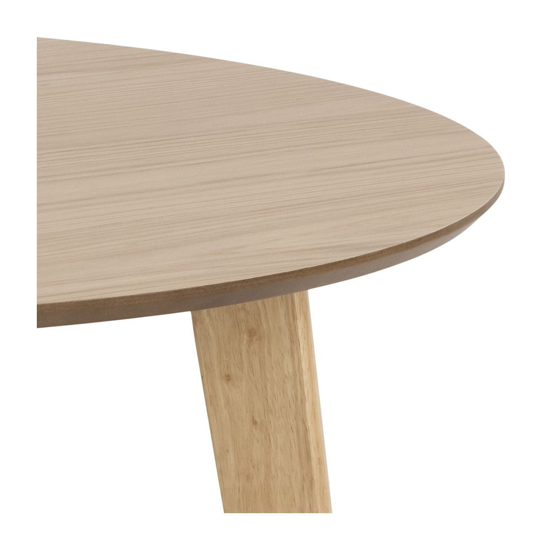 Roxby Dining table, MDF with lacquered veneer, Ø105x76