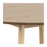 Roxby Dining table, MDF with lacquered veneer, Ø105x76