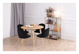 Roxby Dining table, MDF with lacquered veneer, Ø105x76