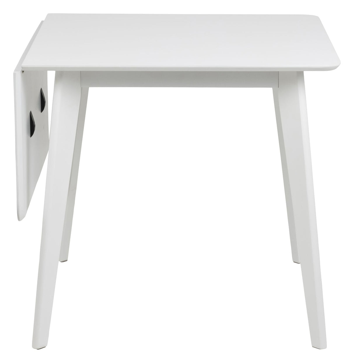 Roxby Dining table with additional plate, White