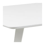 Roxby Dining table with additional plate, White