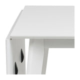 Roxby Dining table with additional plate, White