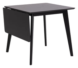 Roxby Dining table with additional plate, Black