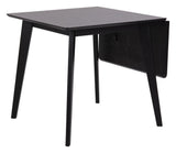 Roxby Dining table with additional plate, Black