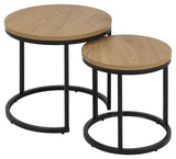 Spiro Coffee Table, Set of 2, Nature MDF