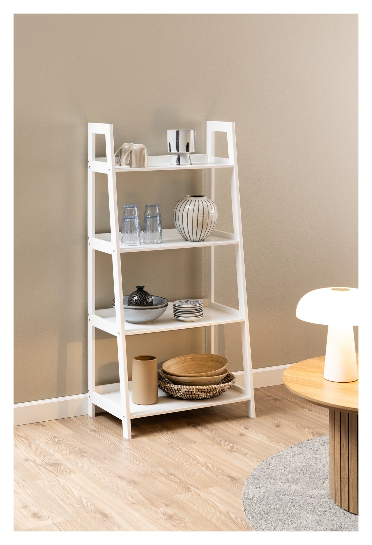 Storie Shelf w. 4 shelves, White