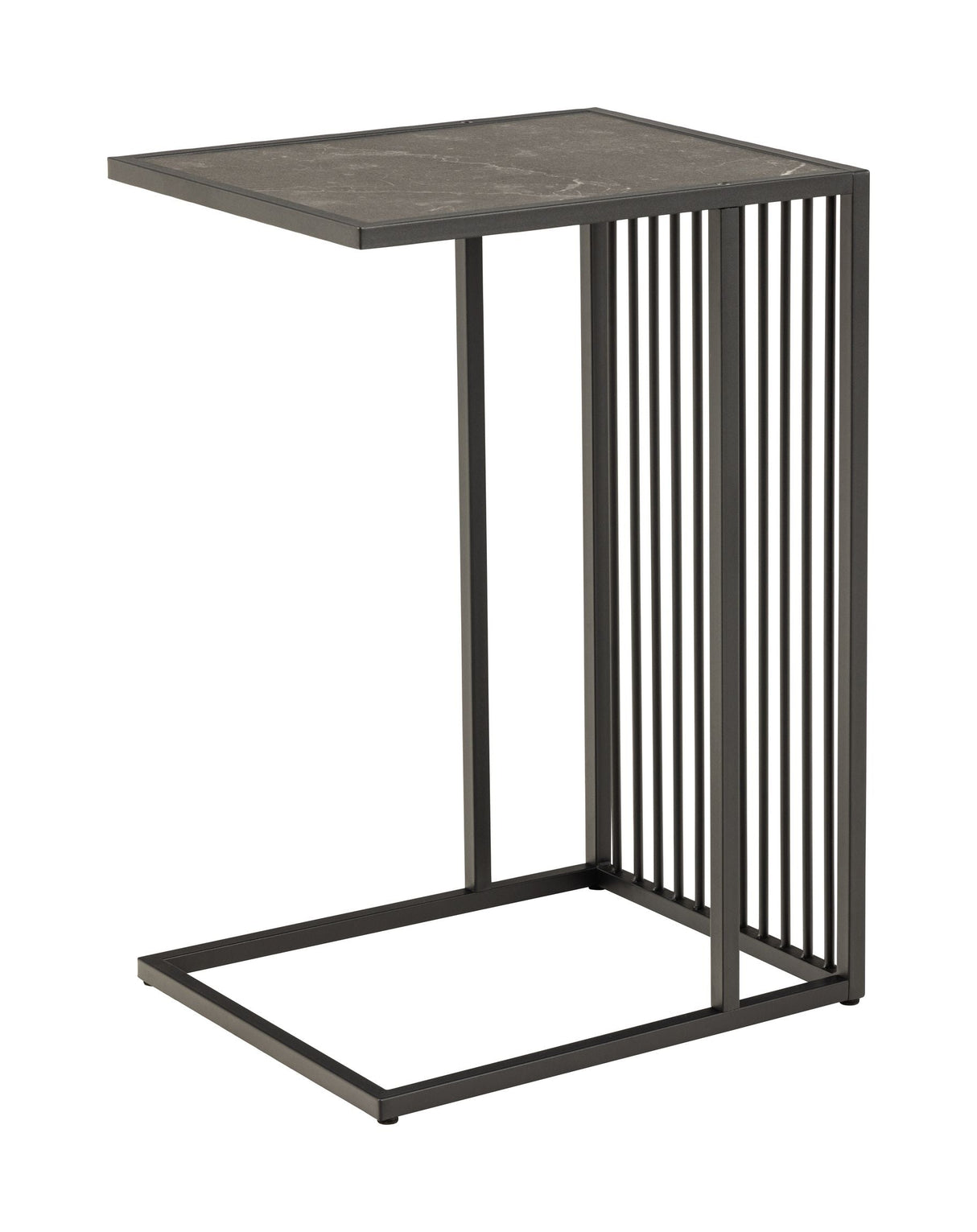 Strington Side table, top Izmir marble-look melamine, 35x43x63