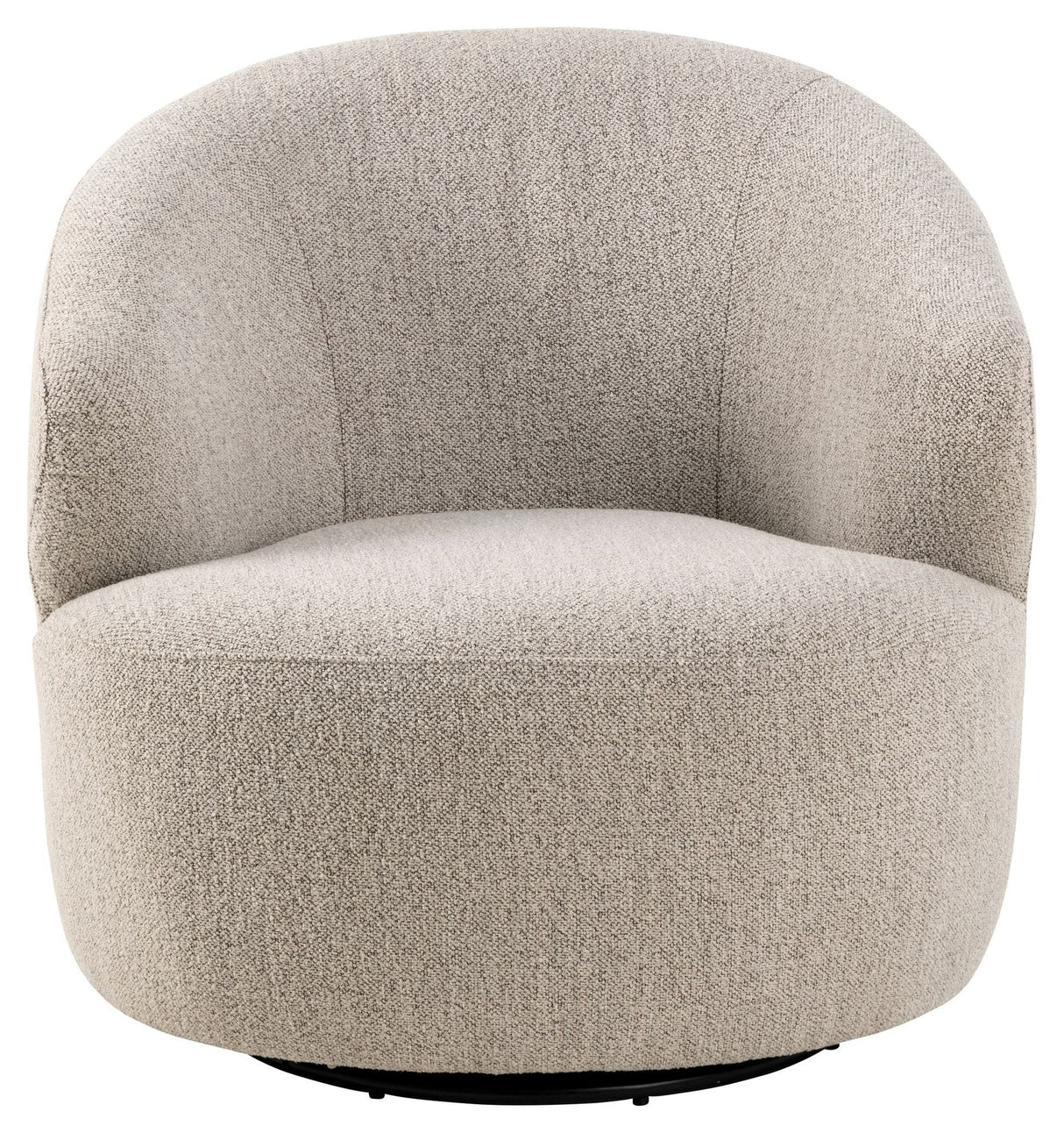 Malmö Lounge chair with swivel function, Beige fabric